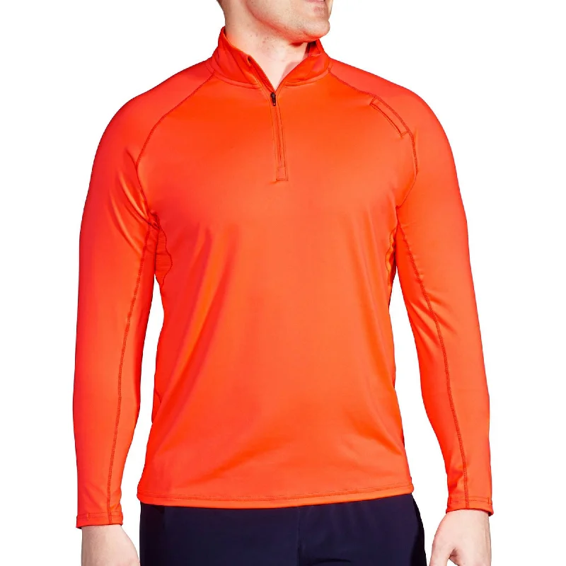 Brooks Dash Half Zip Long Sleeve Mens Running Top - Orange