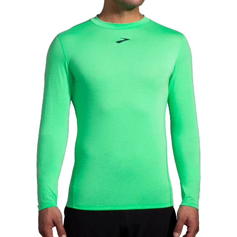 Brooks High Point Long Sleeve Mens Running Top - Green