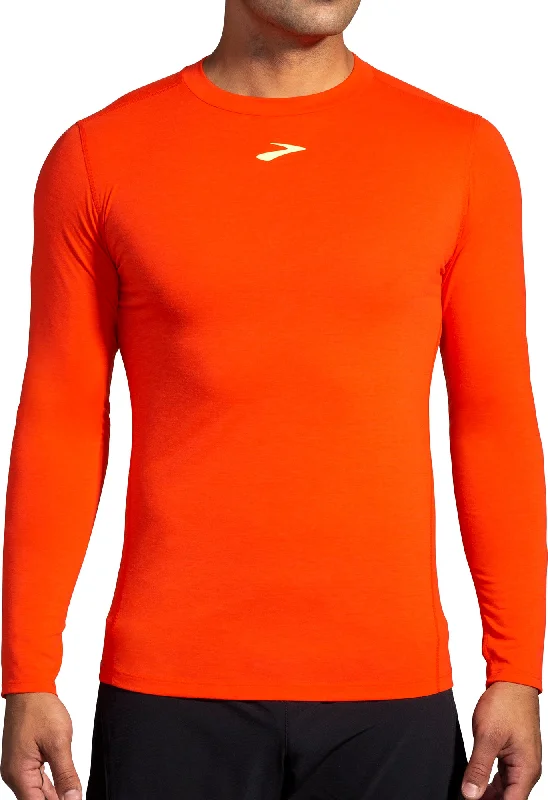 Brooks High Point Long Sleeve Mens Running Top - Red