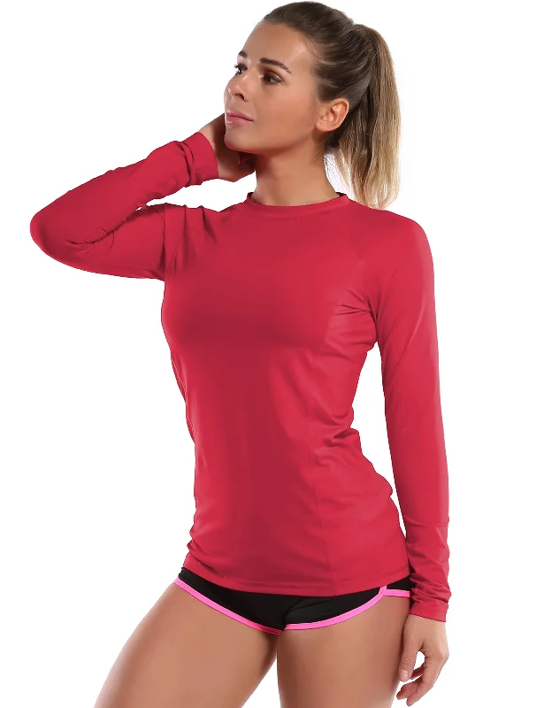 Long Sleeve UPF 50+Rashguard rosecoral