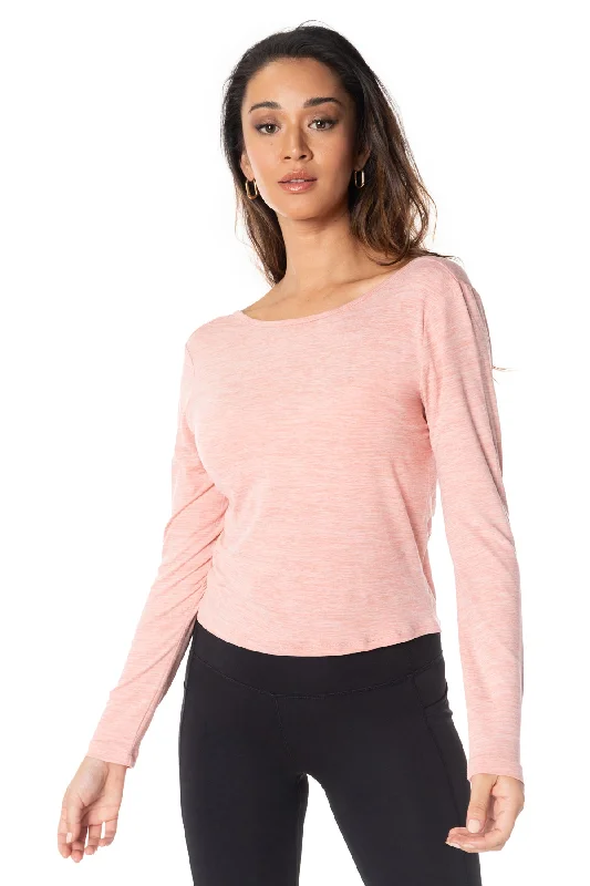 Day-To-Day Agency Crisscross Back Long Sleeve Top