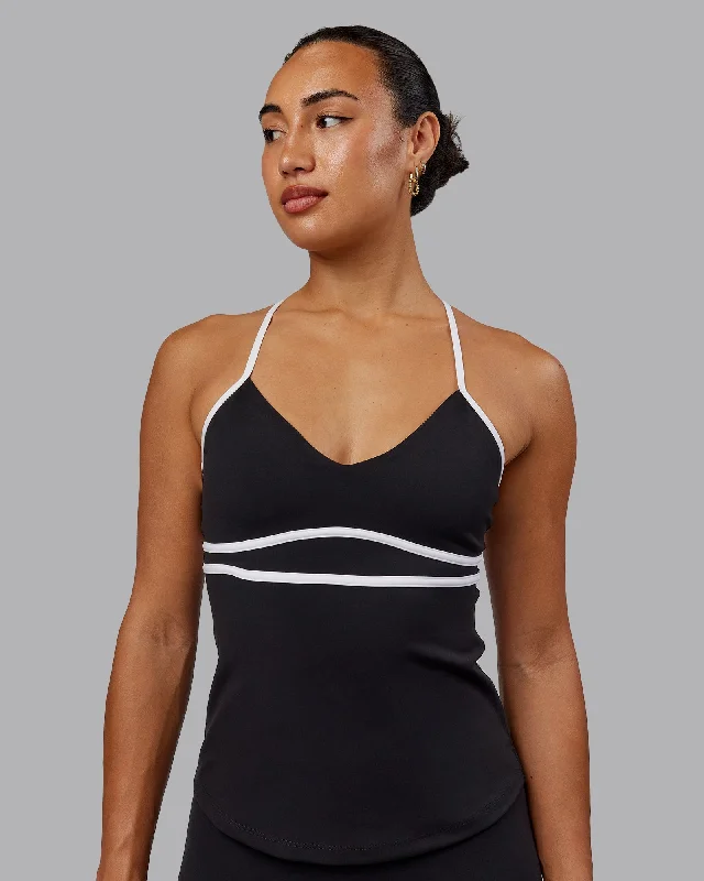 Distinction Performance Tank - Black-White