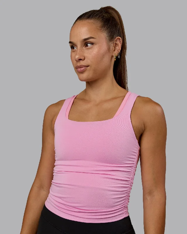 Ignite Scrunch Side Tank - Bubblegum