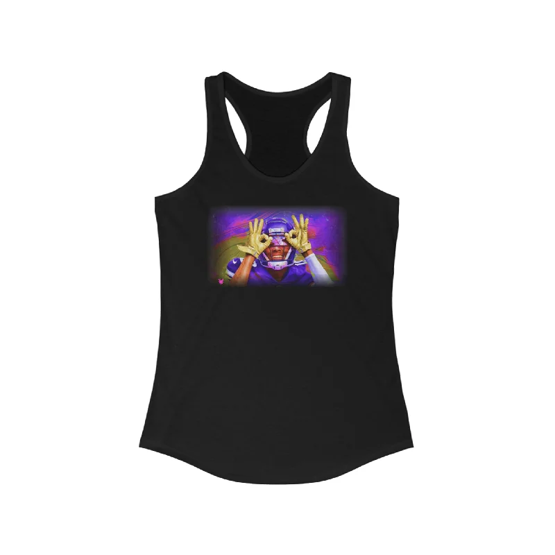 Ladies Ideal Racerback Tank - Griddy (Color Blast)