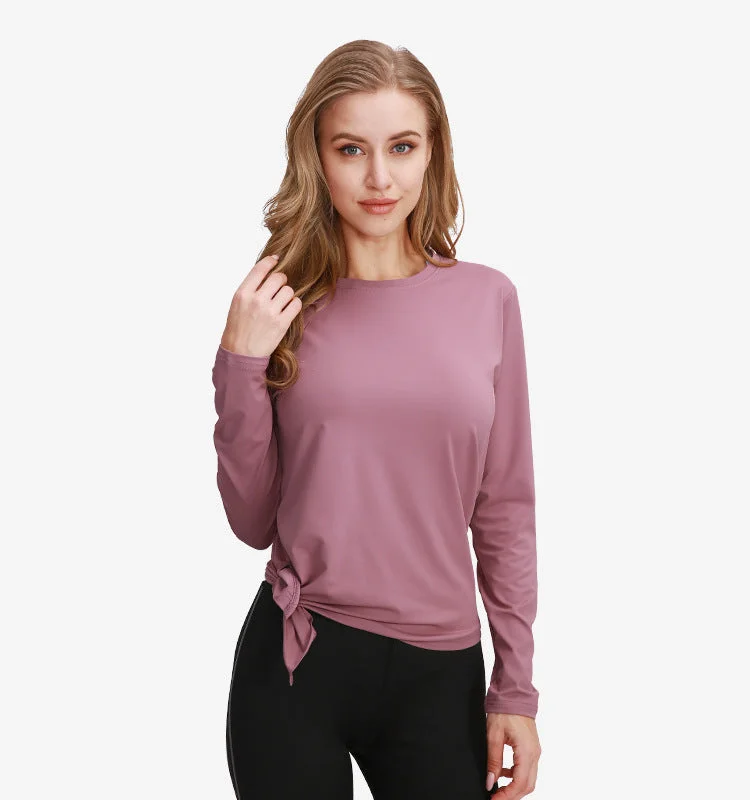 Long Sleeve Top with Side Tie