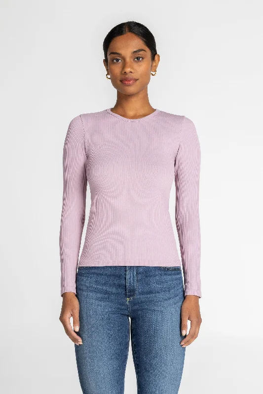 Luxe Ribbed Long Sleeve Top