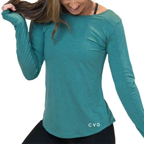 Performance Long Sleeve Shirt | Sea Green