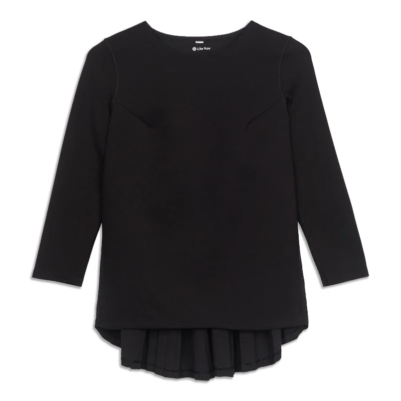 Pleat On Long Sleeve Shirt - Resale