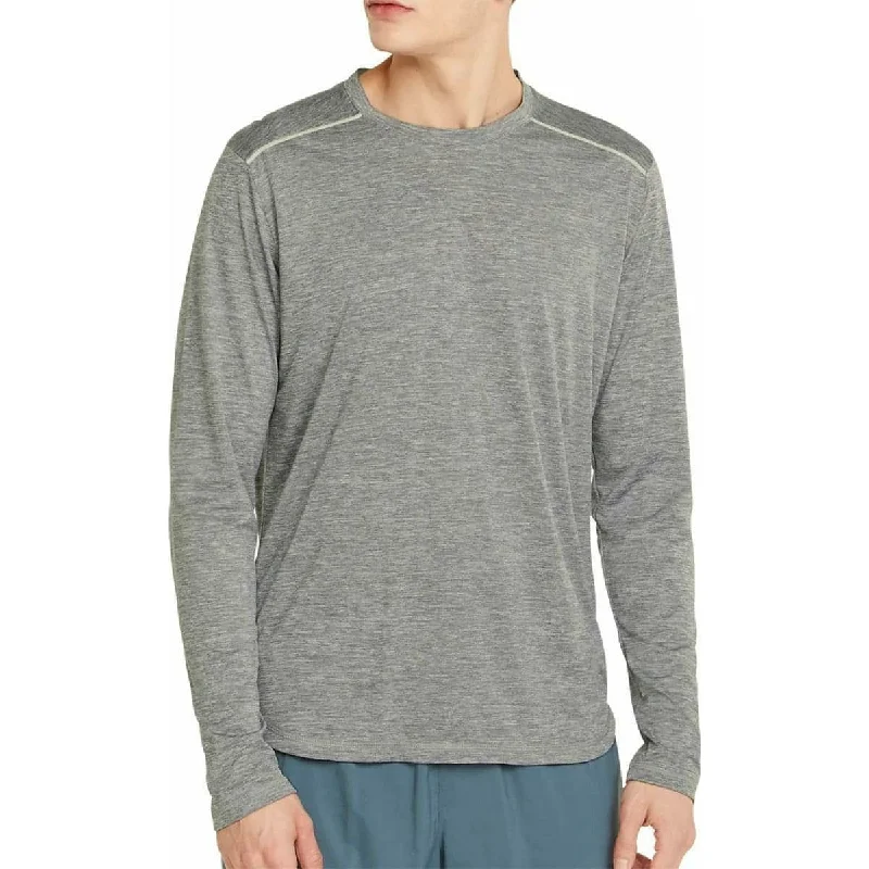 Puma Run Long Sleeve Mens Running Top - Grey