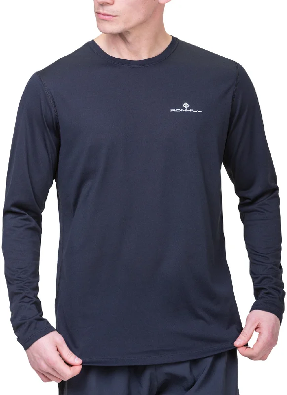 Ronhill Core Long Sleeve Mens Running Top - Black