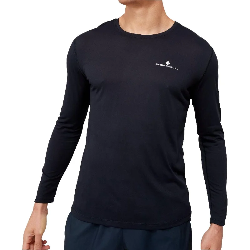 Ronhill Core Long Sleeve Mens Running Top - Black