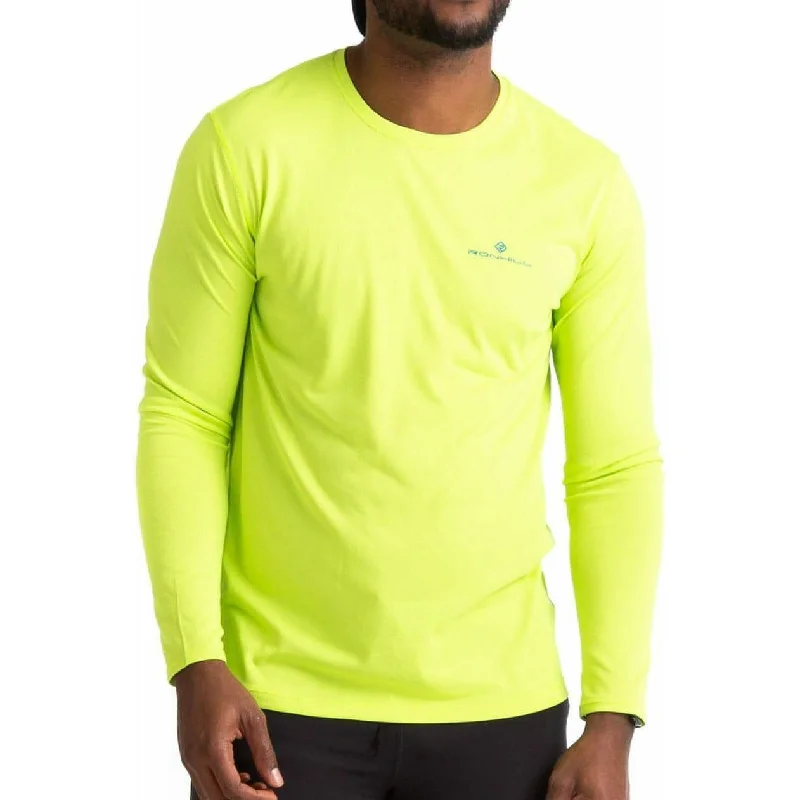 Ronhill Core Long Sleeve Mens Running Top - Green