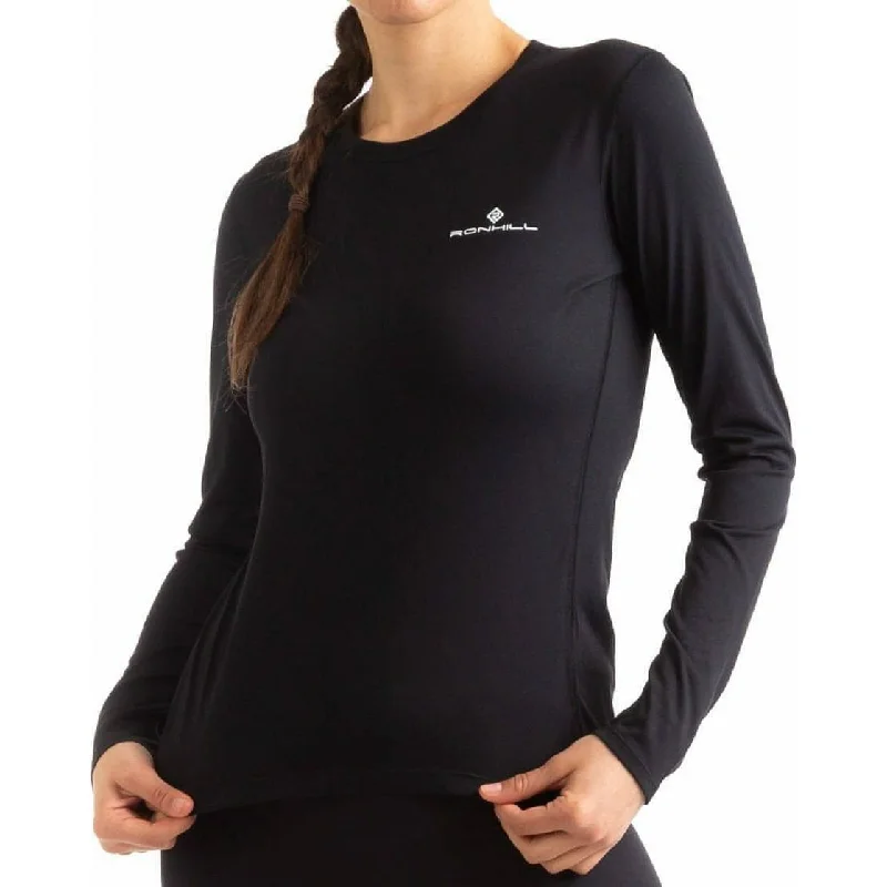 Ronhill Core Long Sleeve Womens Running Top - Black