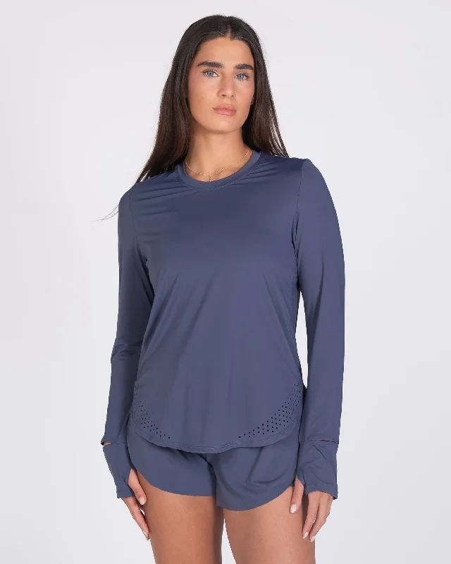 Sunny Days UPF Long Sleeve - Light Navy