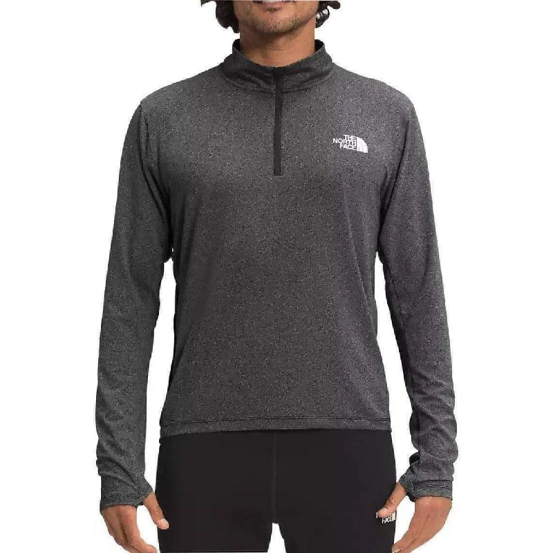 The North Face Riseway Half Zip Long Sleeve Mens Running Top - Black