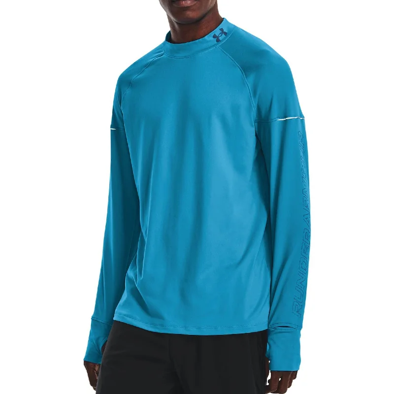 Under Armour OutRun The Cold Long Sleeve Mens Running Top - Blue