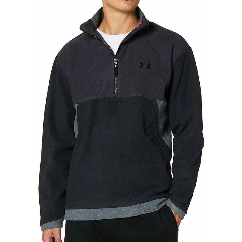 Under Armour Recover Half Zip Long Sleeve Running Top - Black