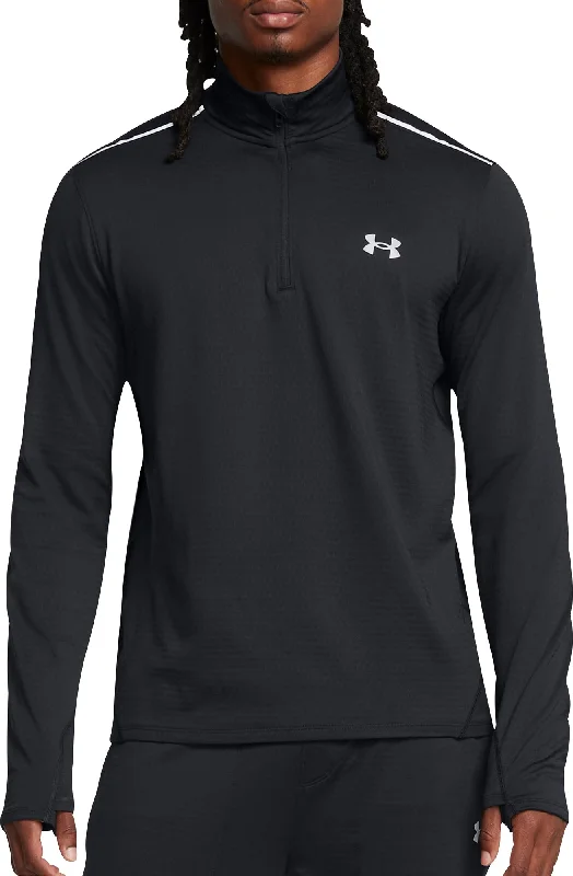 Under Armour Vanish Cold Weather Half Zip Long Sleeve Mens Running Top - Black