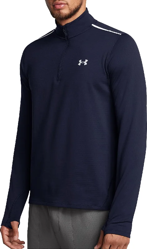 Under Armour Vanish Cold Weather Half Zip Long Sleeve Mens Running Top - Blue