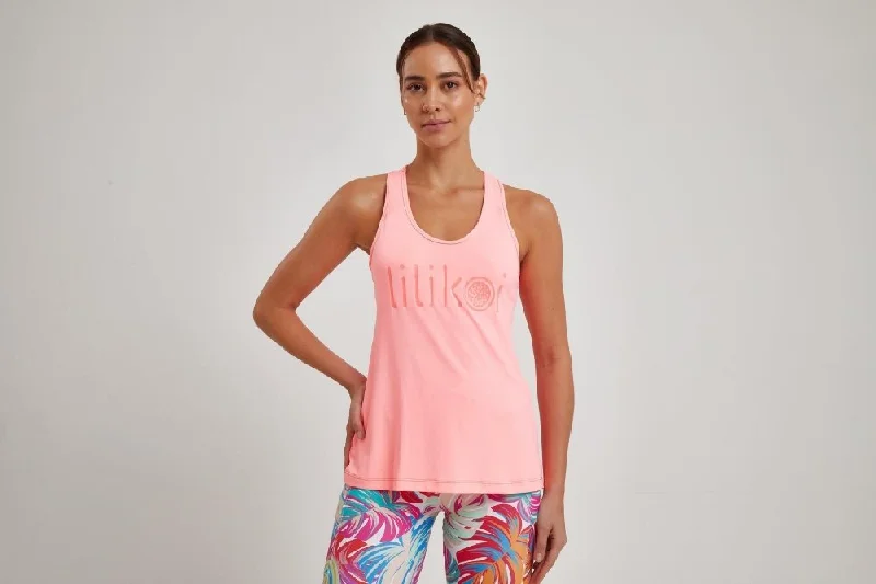 Women's Dri-Fit Tank Top LILIKOI Logo - MELON