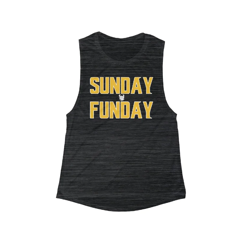 Women's Flowy Scoop Muscle Tank - SUNDAY FUNDAY