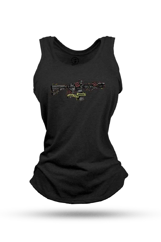 Women's Racerback Tank - Love to Bang