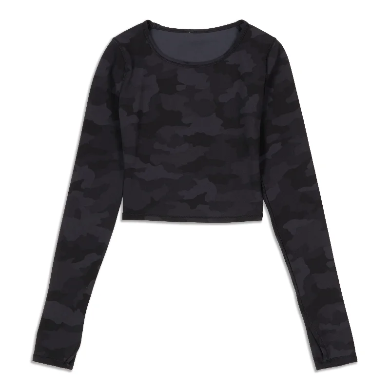 Wunder Train Cropped Long Sleeve Shirt - Resale