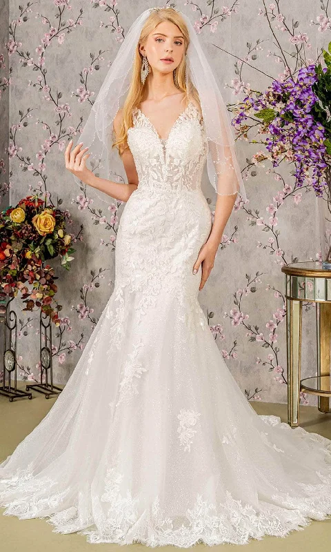 GLS by Gloria Bridal GL3487 - Sleeveless Mermaid Bridal Gown