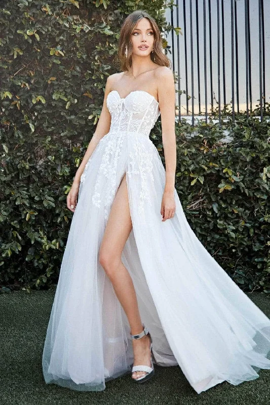 Ladivine CB065W - Strapless Corset Bridal Gown