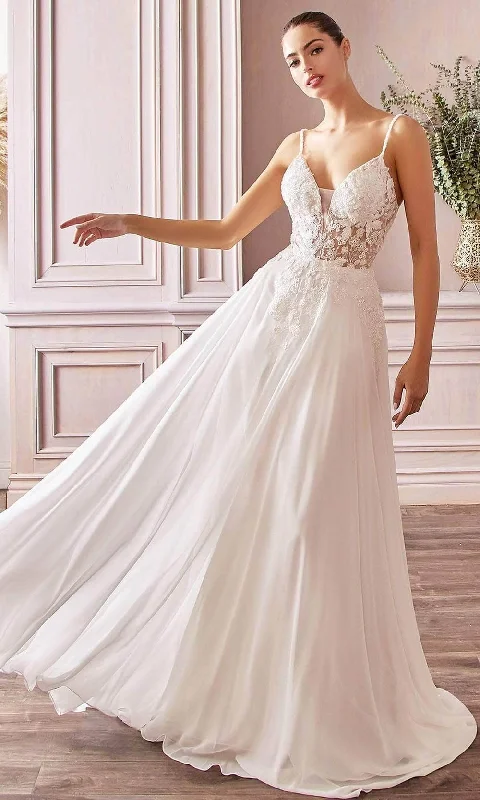 Ladivine TY11 - Chiffon A-Line Bridal Gown