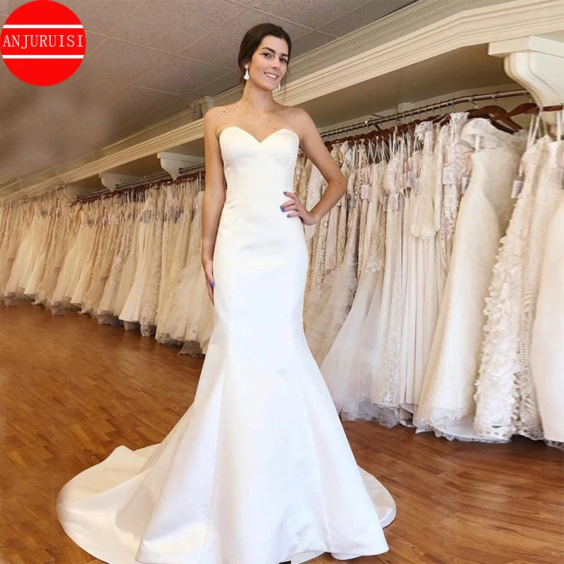 Wedding Dresses For Women Bride Gown Sweetheart Mermaid